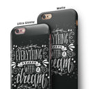 Everything Starts with a Dream iPhone 6/6s or 6/6s Plus 2-Piece Hybrid INK-Fuzed Case
