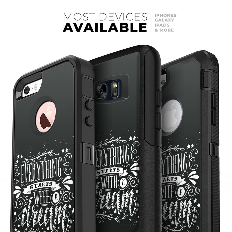 Everything Starts with a Dream - Skin Kit for the iPhone OtterBox Cases