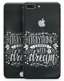 Everything Starts with a Dream - Skin-kit for the iPhone 8 or 8 Plus