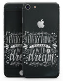 Everything Starts with a Dream - Skin-kit for the iPhone 8 or 8 Plus