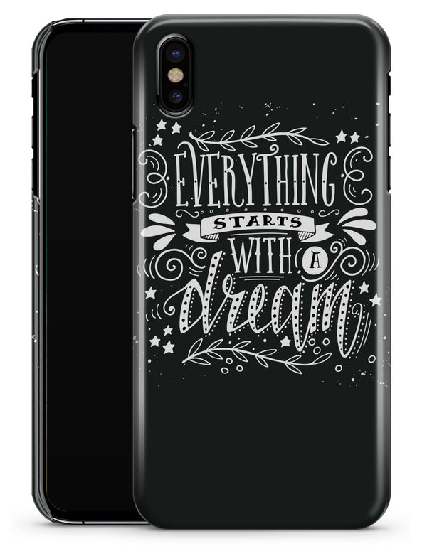 Everything Starts with a Dream - iPhone X Clipit Case