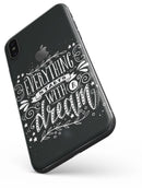 Everything Starts with a Dream - iPhone X Skin-Kit