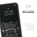 Everything Starts with a Dream  - Protective Skin Wrap & Decal – Compatible with iPhone SE to iPhone 17 Pro Max (All Models)