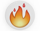 FIre Hot Emoticon Emoji - Skin Kit for PopSockets and other Smartphone Extendable Grips & Stands