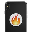 FIre Hot Emoticon Emoji - Skin Kit for PopSockets and other Smartphone Extendable Grips & Stands