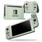 Faded Aqua Chevron Pattern - Skin Wrap Decal for Nintendo Switch Lite Console & Dock - 3DS XL - 2DS - Pro - DSi - Wii - Joy-Con Gaming Controller