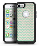 Faded Aqua Chevron Pattern - iPhone 7 or 8 OtterBox Case & Skin Kits