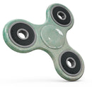 Faded Aqua Rococo Pattern Full-Body Fidget Spinner Skin-Kit