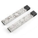 Faded Black and White Cauliflower Damask Pattern - Premium Decal Protective Skin-Wrap Sticker compatible with the Juul Labs vaping device