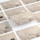 Faded Black and White Chevron Pattern - Premium Protective Decal Skin-Kit for the Apple Credit Card