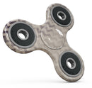 Faded Black and White Chevron Pattern Full-Body Fidget Spinner Skin-Kit