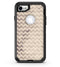 Faded Black and White Chevron Pattern - iPhone 7 or 8 OtterBox Case & Skin Kits