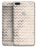 Faded Black and White Chevron Pattern - Skin-kit for the iPhone 8 or 8 Plus