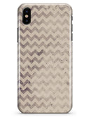 Faded Black and White Chevron Pattern - iPhone X Clipit Case