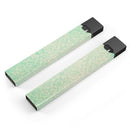 Faded Blue-Green Rococo Pattern - Premium Decal Protective Skin-Wrap Sticker compatible with the Juul Labs vaping device