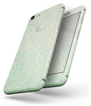 Faded Blue-Green Rococo Pattern - Skin-kit for the iPhone 8 or 8 Plus