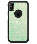 Faded Blue-Green Rococo Pattern - iPhone X OtterBox Case & Skin Kits