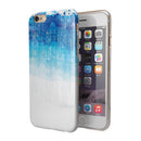 Faded Blue Watercolor Strokes iPhone 6/6s or 6/6s Plus 2-Piece Hybrid INK-Fuzed Case