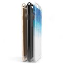 Faded Blue Watercolor Strokes iPhone 6/6s or 6/6s Plus 2-Piece Hybrid INK-Fuzed Case