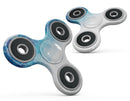 Faded Blue Watercolor Strokes Full-Body Fidget Spinner Skin-Kit