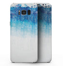 Faded Blue Watercolor Strokes - Samsung Galaxy S8 Full-Body Skin Kit