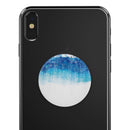 Faded Blue Watercolor Strokes - Skin Kit for PopSockets and other Smartphone Extendable Grips & Stands