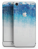 Faded Blue Watercolor Strokes - Skin-kit for the iPhone 8 or 8 Plus