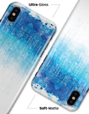 Faded Blue Watercolor Strokes - iPhone X Clipit Case