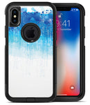 Faded Blue Watercolor Strokes - iPhone X OtterBox Case & Skin Kits