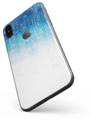 Faded Blue Watercolor Strokes - iPhone X Skin-Kit