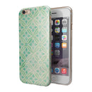 Faded Blue and Green Overlapping CIrcles iPhone 6/6s or 6/6s Plus 2-Piece Hybrid INK-Fuzed Case