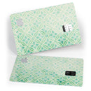 Faded Blue and Green Overlapping CIrcles - Premium Protective Decal Skin-Kit for the Apple Credit Card