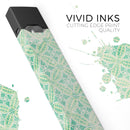 Faded Blue and Green Overlapping CIrcles - Premium Decal Protective Skin-Wrap Sticker compatible with the Juul Labs vaping device