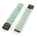 Faded Blue and Green Overlapping CIrcles - Premium Decal Protective Skin-Wrap Sticker compatible with the Juul Labs vaping device