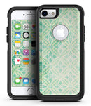 Faded Blue and Green Overlapping CIrcles - iPhone 7 or 7 Plus Commuter Case Skin Kit