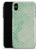 Faded Blue and Green Overlapping CIrcles - iPhone X Clipit Case