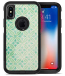 Faded Blue and Green Overlapping CIrcles - iPhone X OtterBox Case & Skin Kits