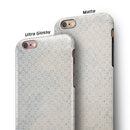Faded Blue and White Snowflake Pattern iPhone 6/6s or 6/6s Plus 2-Piece Hybrid INK-Fuzed Case