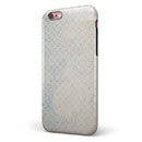Faded Blue and White Snowflake Pattern iPhone 6/6s or 6/6s Plus 2-Piece Hybrid INK-Fuzed Case
