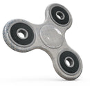 Faded Blue and White Snowflake Pattern Full-Body Fidget Spinner Skin-Kit