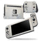 Faded Blue and White Snowflake Pattern - Skin Wrap Decal for Nintendo Switch Lite Console & Dock - 3DS XL - 2DS - Pro - DSi - Wii - Joy-Con Gaming Controller
