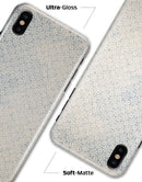Faded Blue and White Snowflake Pattern - iPhone X Clipit Case