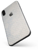 Faded Blue and White Snowflake Pattern - iPhone X Skin-Kit