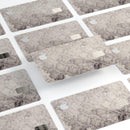 Faded Brown Damask Pattern - Premium Protective Decal Skin-Kit for the Apple Credit Card