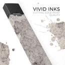 Faded Brown Damask Pattern - Premium Decal Protective Skin-Wrap Sticker compatible with the Juul Labs vaping device