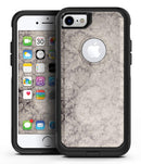 Faded Brown Damask Pattern - iPhone 7 or 7 Plus Commuter Case Skin Kit