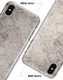 Faded Brown Damask Pattern - iPhone X Clipit Case