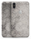 Faded Brown Damask Pattern - iPhone X Skin-Kit
