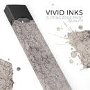 Faded Brown Verticle Damask Pattern - Premium Decal Protective Skin-Wrap Sticker compatible with the Juul Labs vaping device