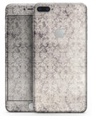 Faded Brown Verticle Damask Pattern - Skin-kit for the iPhone 8 or 8 Plus